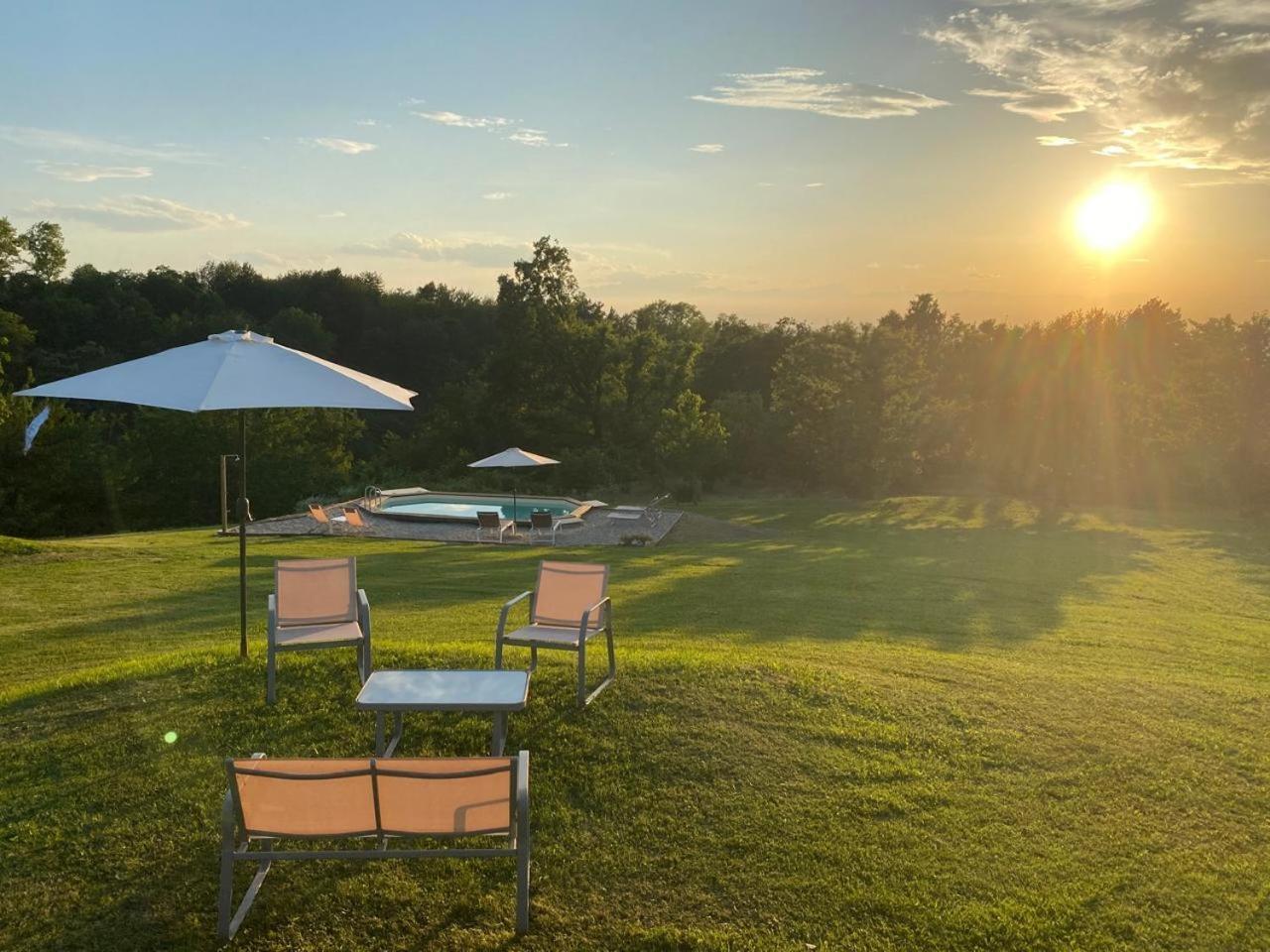 La Casa Di Roby-1 Appartamento La Morra Con Piscina Buitenkant foto